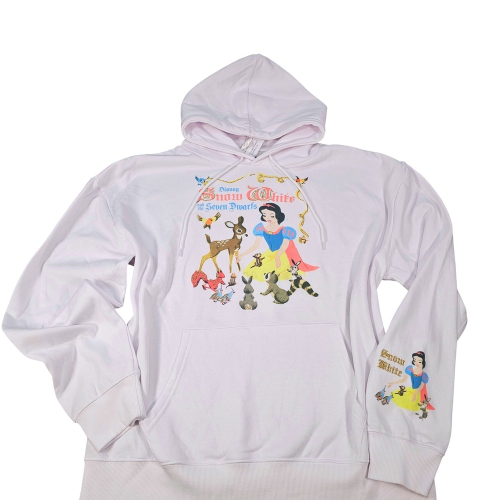 NEW Disney Princess Snow White Graphic Hoodie Embroidered White XL 2WN004AWNSC